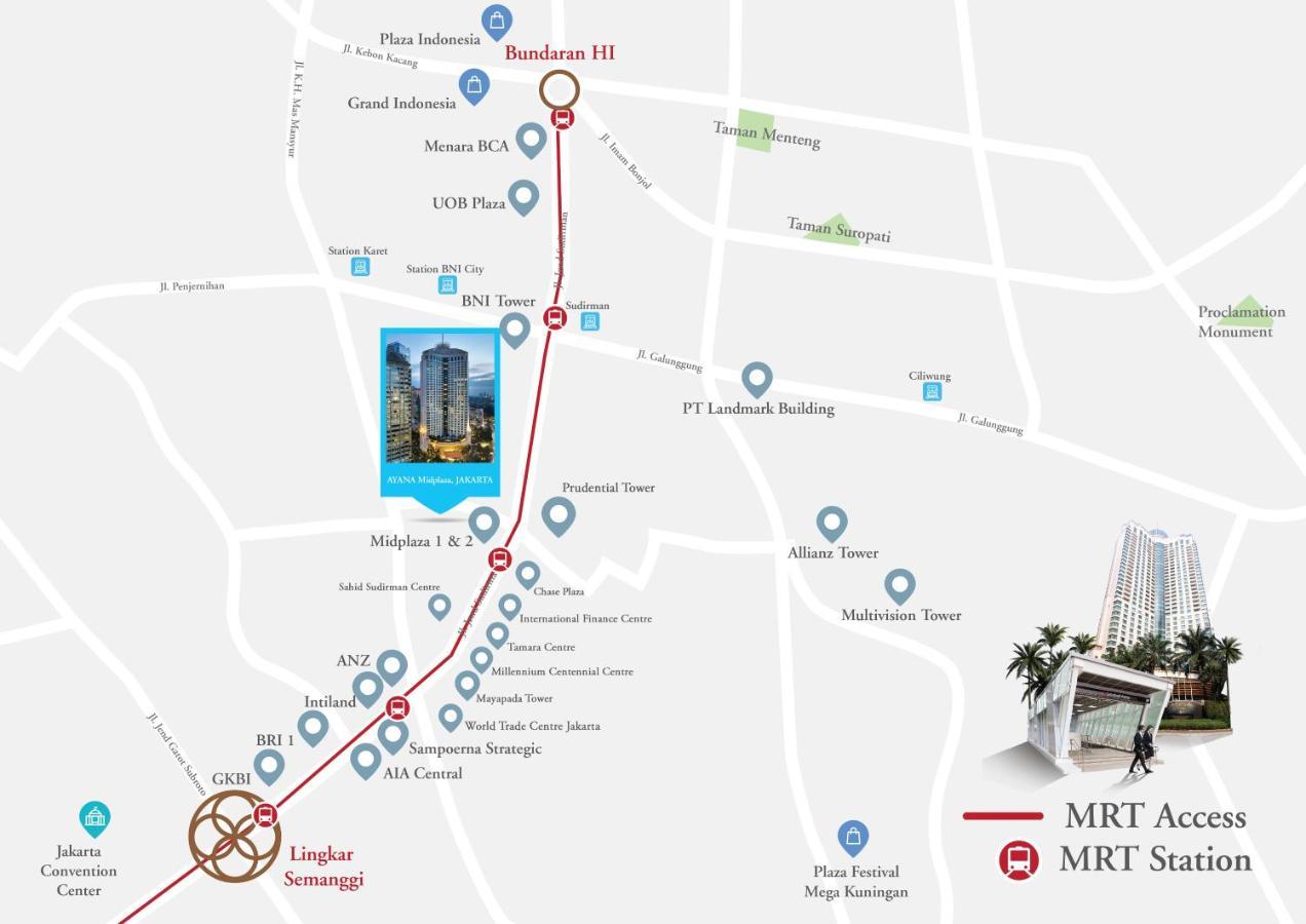 Ayana Midplaza Dżakarta Zewnętrze zdjęcie